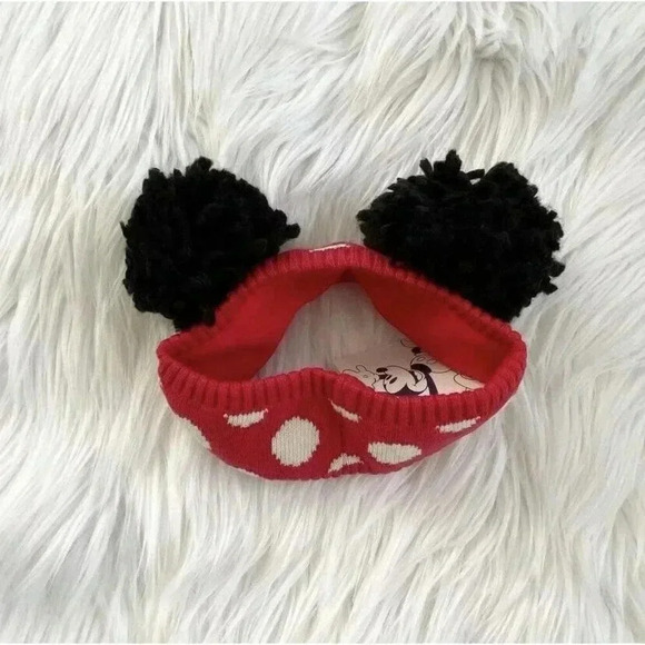 Baby Gap Minnie Mickey Mouse Disney Winter Ear Warmer Headband M-L (4-5Y) NEW! - Picture 1 of 3